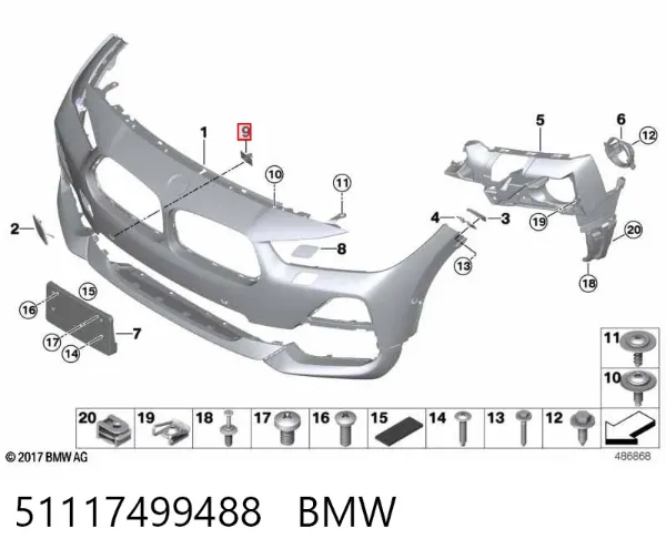  51117499488 BMW
