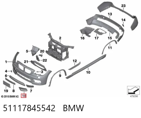  51117845542 BMW