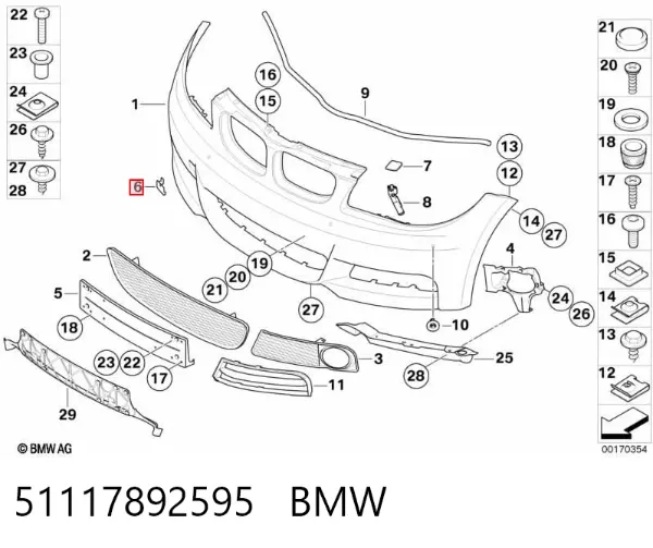  51117892595 BMW