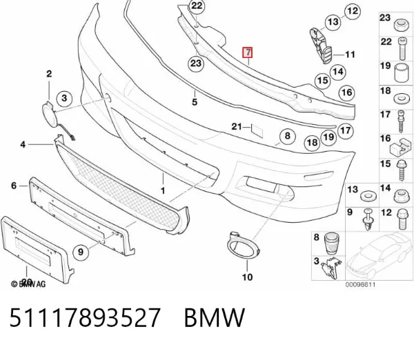  51117893527 BMW
