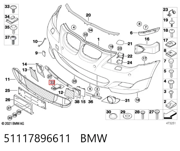  51117896611 BMW