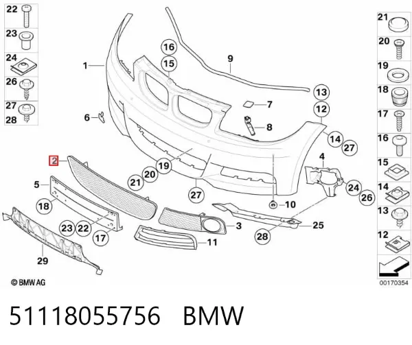  51118055756 BMW