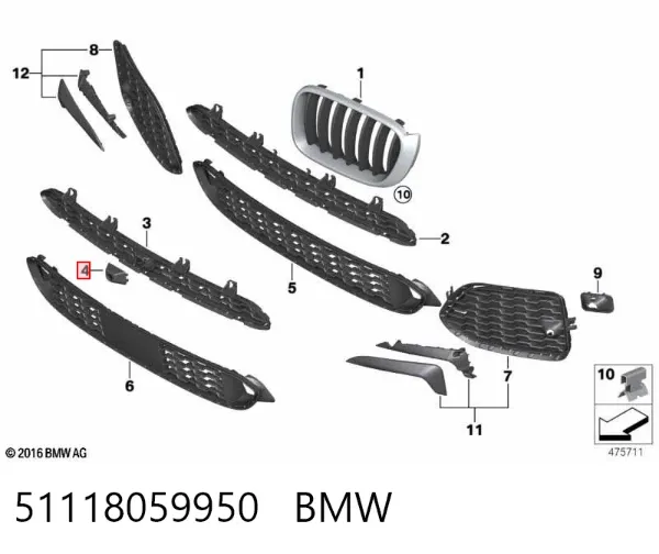  51118059950 BMW