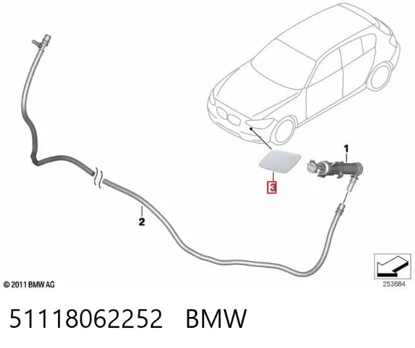  51118062252 BMW