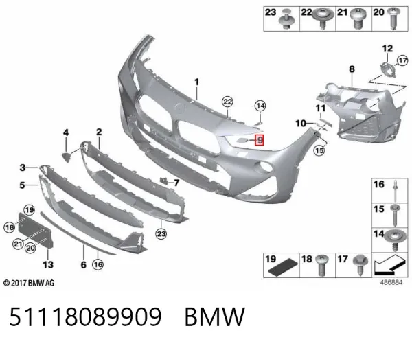  51118089909 BMW