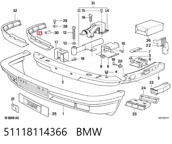  51118114366 BMW