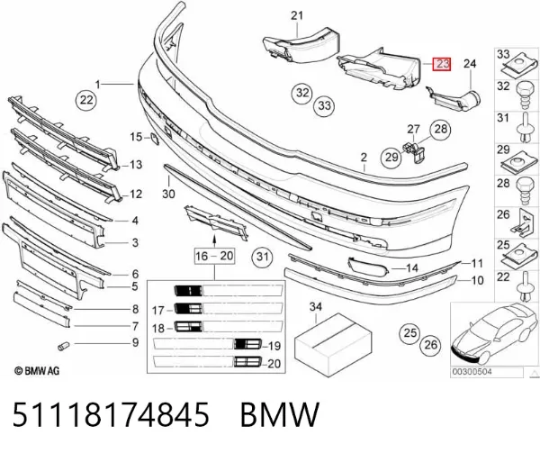  51118174845 BMW