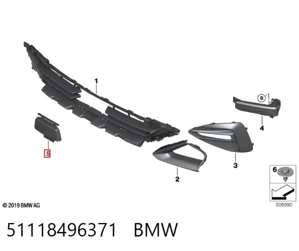  51118496371 BMW