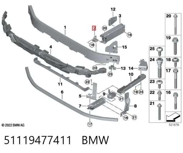  51119477411 BMW