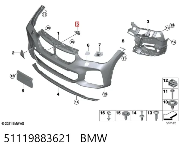  51119883621 BMW