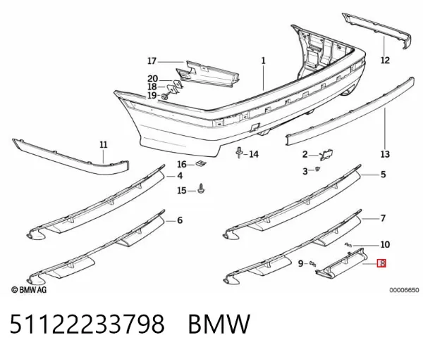 Кришка розширювального бачка 51122233798 BMW