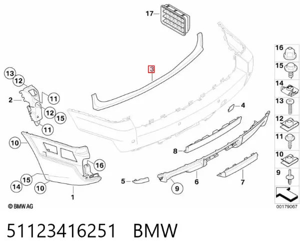  51123416251 BMW