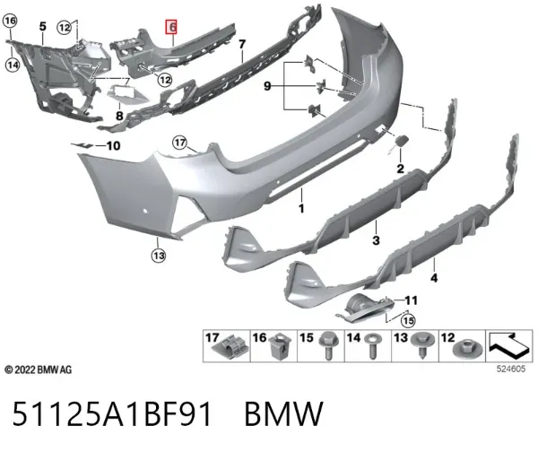  51125A1BF91 BMW