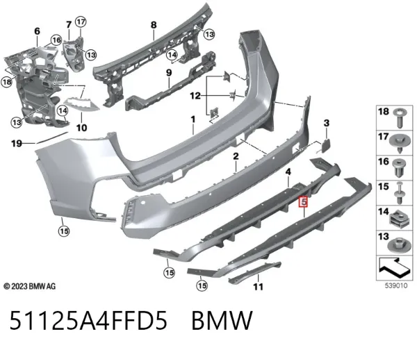  51125A4FFD5 BMW