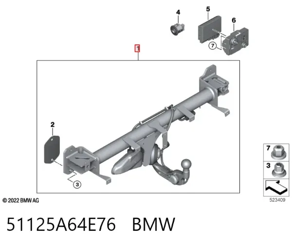  51125A64E76 BMW