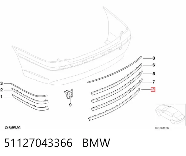  51127043366 BMW
