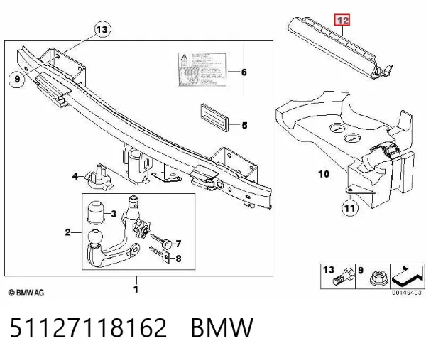  51127118162 BMW