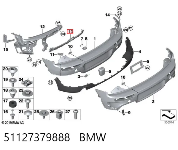  51127379888 BMW