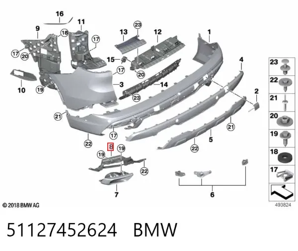  51127452624 BMW