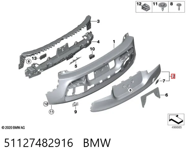  51127482916 BMW