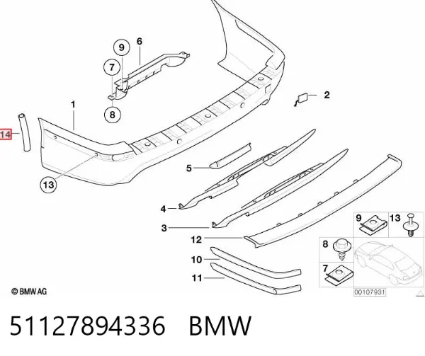  51127894336 BMW