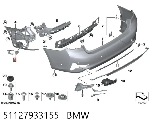  51127933155 BMW