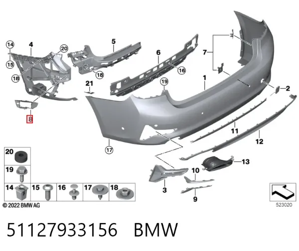  51127933156 BMW