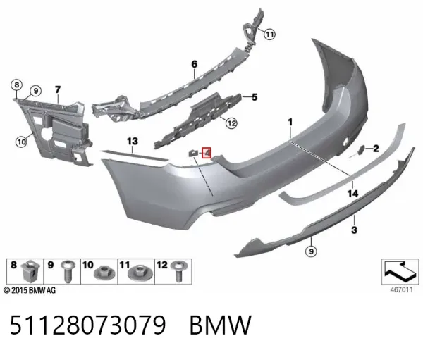  51128073079 BMW