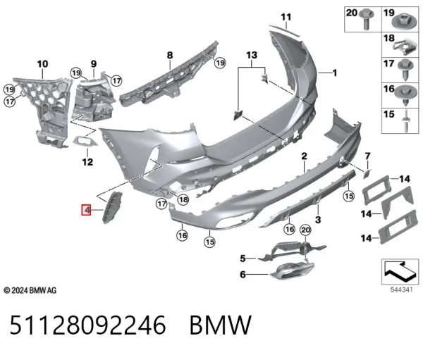  51128092246 BMW