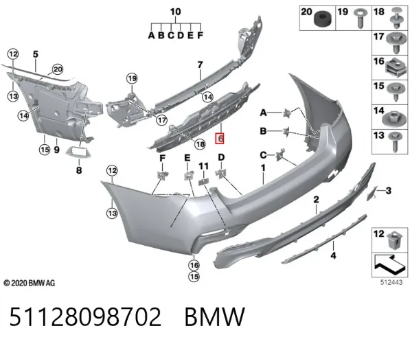  51128098702 BMW