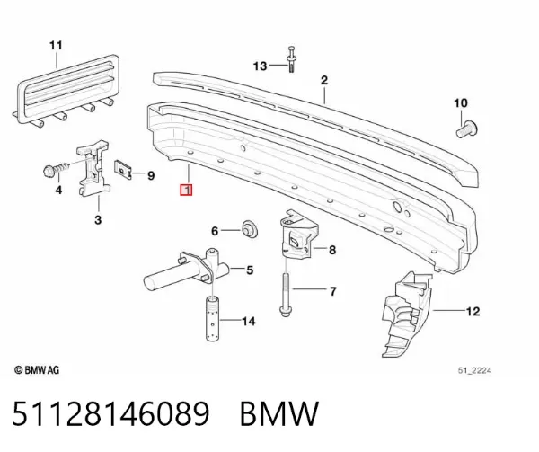  51128146089 BMW