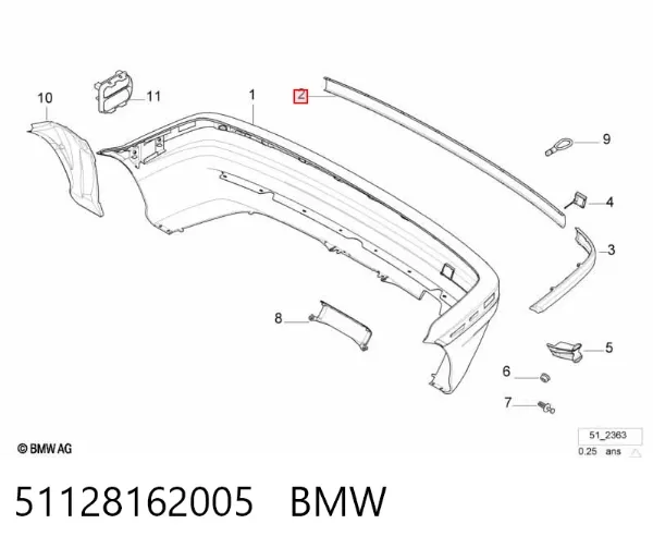  51128162005 BMW