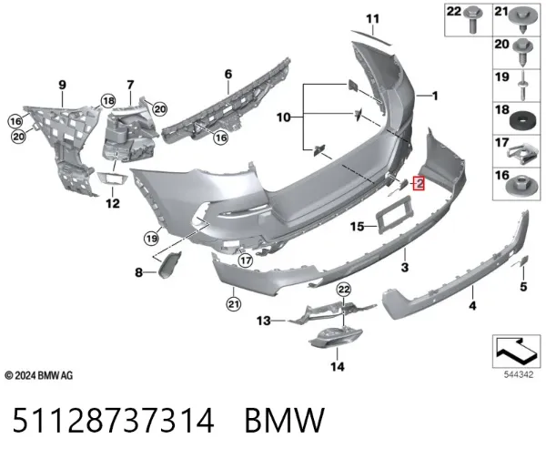  51128737314 BMW