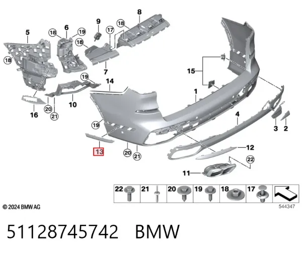  51128745742 BMW
