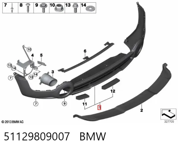  51129809007 BMW
