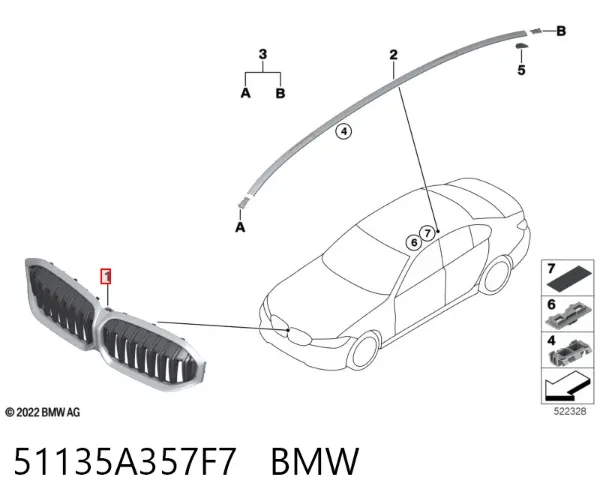  51135A357F7 BMW