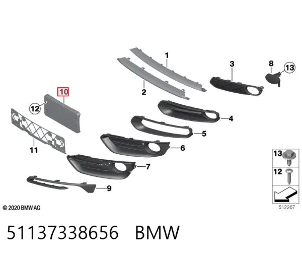  51137338656 BMW