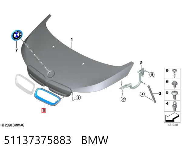 51137375883 BMW