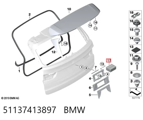  51137413897 BMW