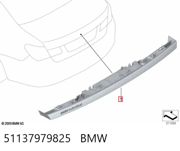  51137979825 BMW