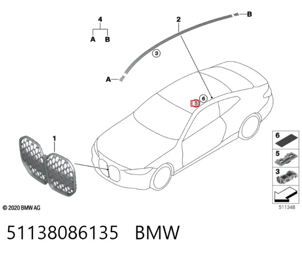  51138086135 BMW