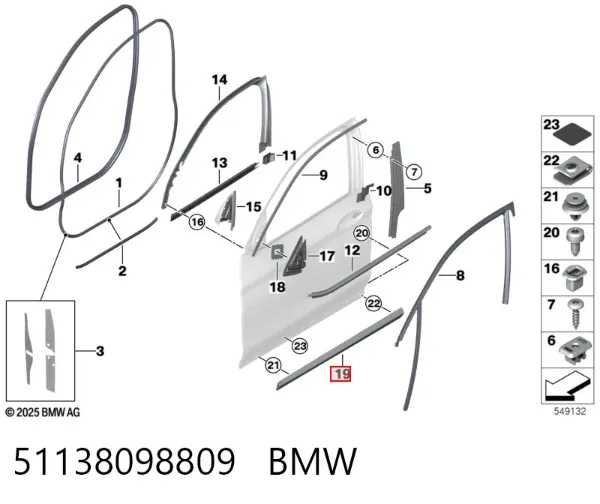  51138098809 BMW