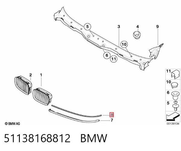  51138168812 BMW