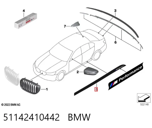  51142410442 BMW