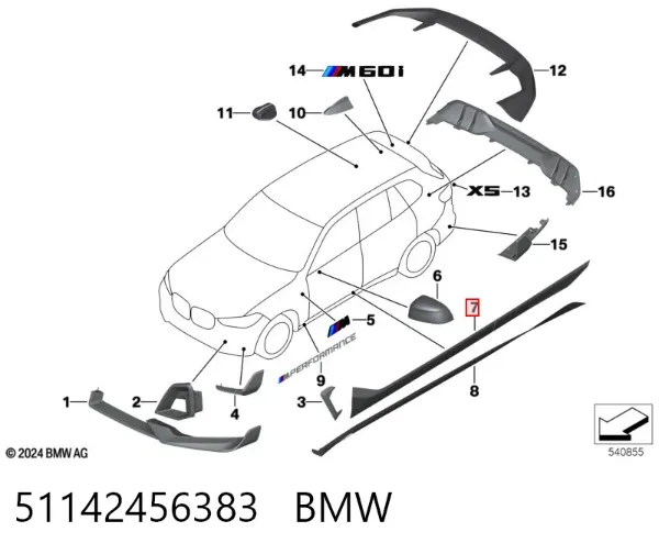  51142456383 BMW