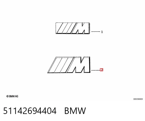  51142694404 BMW