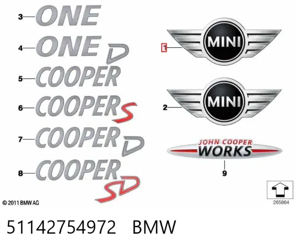  51142754972 BMW