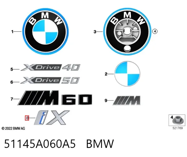  51145A060A5 BMW