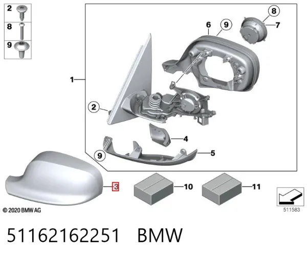  51162162251 BMW