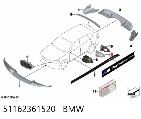  51162361520 BMW
